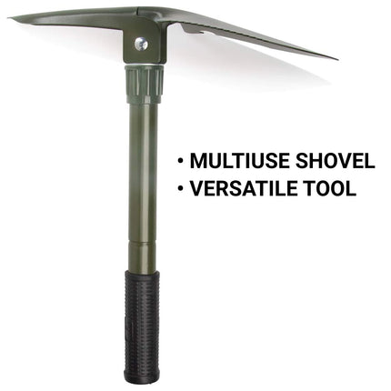 Folding Military Style Shovel Survival Spade Emergency Garden Camping Outdoor