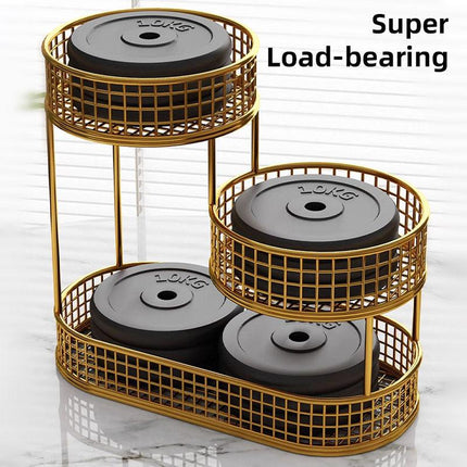 Luxury Multi-Layer Fruit Basket Snack Storage Rack Living Room Coffee Table