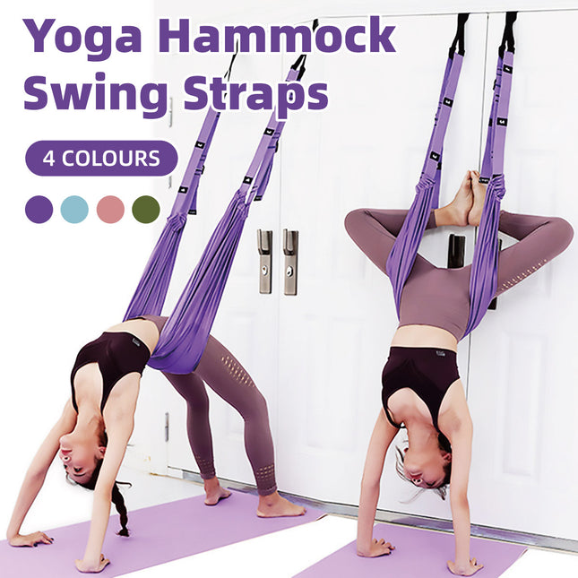 Air Yoga Rope Elastic Stretch Belt Inversion Training Strap Handstand Fitness