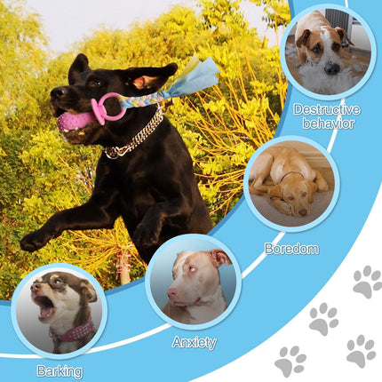 3PCS Pet Soothing Toy Set Cloth Pacifier Chew Toy for Cats Dogs Puppy Comfort
