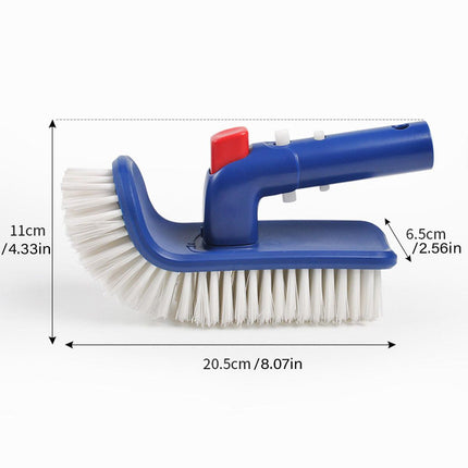 180Degree Rotating Pool Cleaning Brush Heavy Duty Swimming Pool Step Scrub Brush