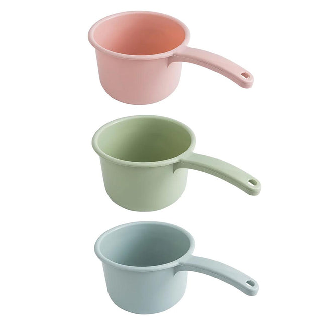 3pcs Plastic Water Scoop Multifunction Kitchen Household Washing Watering Tool