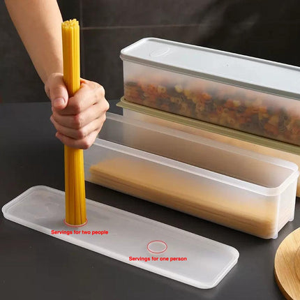 8pcs Noodles Storage Box Dry Food Container Spaghetti Pasta Fresh Keeping Box