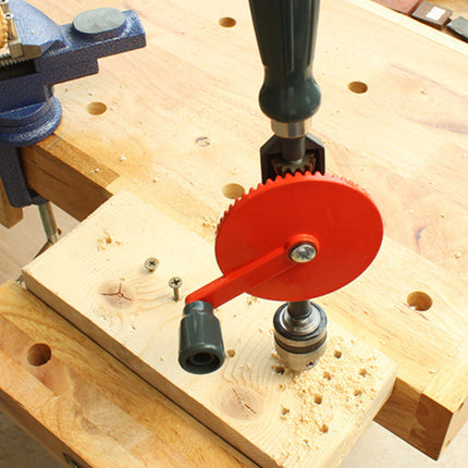 Manual Hand Drill Tool 3 8 Inch Woodworking DIY Punch Multifunctional Drill