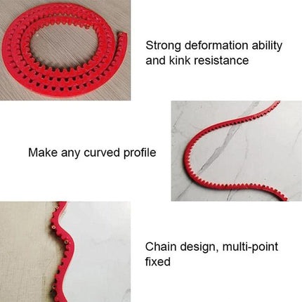 Woodworking Gear Profiling Strip Tool 1.98m for Shaping and Milling