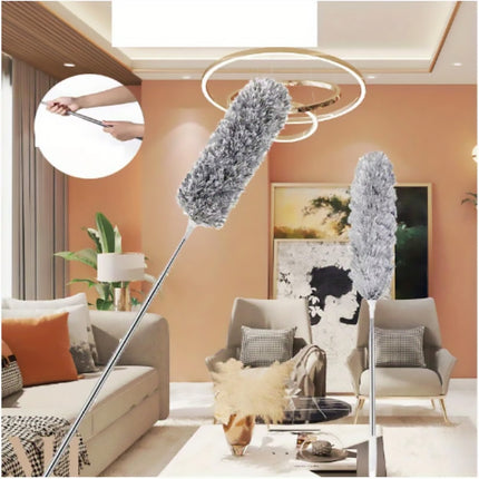 Extendable Feather Long Duster Telescopic Microfiber Dust Handle Home Cleaner