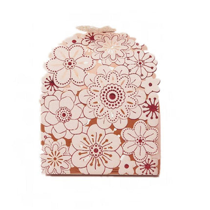 12x Laser Cut Favor Boxes Bigger 6cm Base Wedding Favour Gift Box Party AU STOCK - Aimall