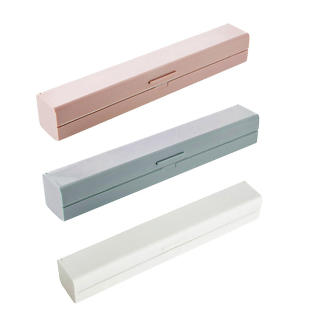 Plastic Food Wrap Dispenser Cutter Foil Cling Film Storage Holder Box Kitchen
