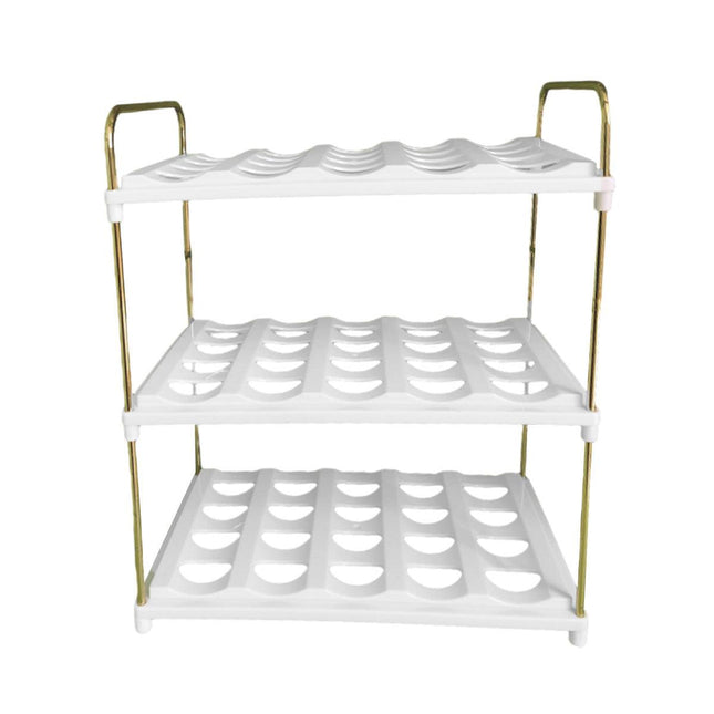 Adjustable Cup and Bottle Storage Rack Multifunctional Wine Thermos Holder Shelf