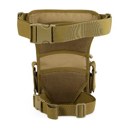 Men Drop Leg Bag Tactical Thigh Waist Fanny Pack Hiking Cycling Outdoor Use