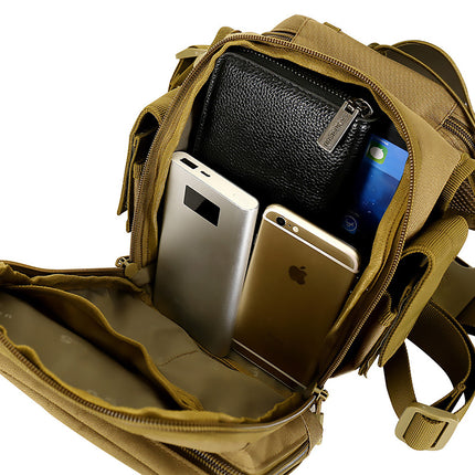 Men Drop Leg Bag Tactical Thigh Waist Fanny Pack Hiking Cycling Outdoor Use