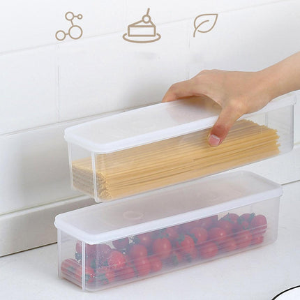 8pcs Noodles Storage Box Dry Food Container Spaghetti Pasta Fresh Keeping Box