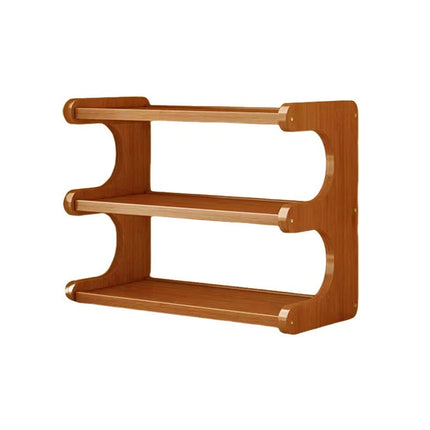 Bamboo Cup Storage Rack for Mugs Glasses Dust-Proof Space-Saving