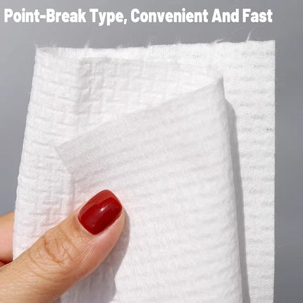Thicken Disposable Cotton Roll Towel Cleansing Facial Wipes Makeup Remover Veins