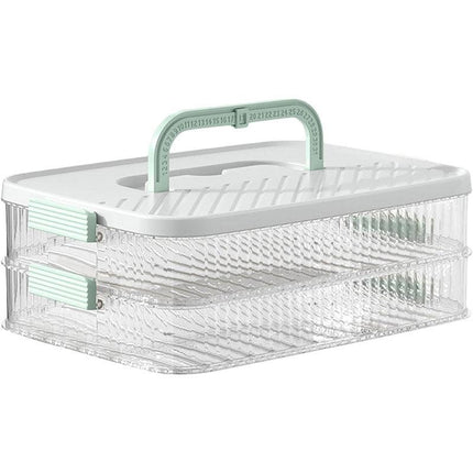 Multi Layer Dumpling Storage Box Refrigerator Freezer Organizer for Wonton
