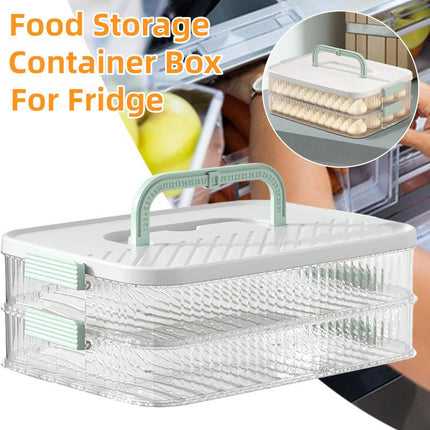 Multi Layer Dumpling Storage Box Refrigerator Freezer Organizer for Wonton