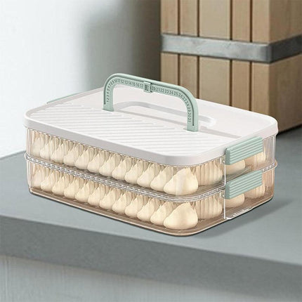 Multi Layer Dumpling Storage Box Refrigerator Freezer Organizer for Wonton
