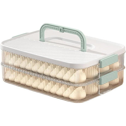 Multi Layer Dumpling Storage Box Refrigerator Freezer Organizer for Wonton