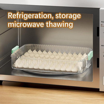 Multi Layer Dumpling Storage Box Refrigerator Freezer Organizer for Wonton