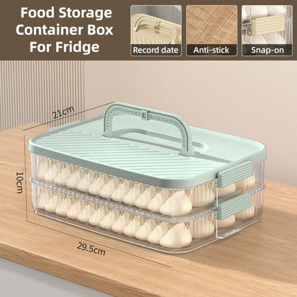 Multi Layer Dumpling Storage Box Refrigerator Freezer Organizer for Wonton