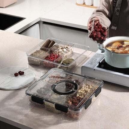 Portable Household Kitchen Refrigerator Storage Box Food Organizer Fresh Keeper