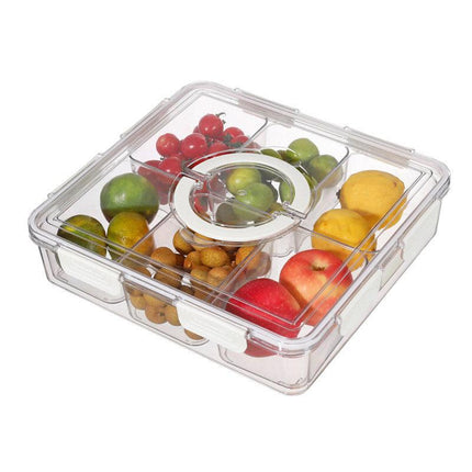 Portable Household Kitchen Refrigerator Storage Box Food Organizer Fresh Keeper