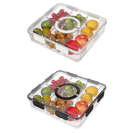 Portable Household Kitchen Refrigerator Storage Box Food Organizer Fresh Keeper