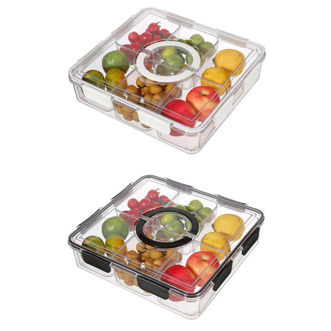 Portable Household Kitchen Refrigerator Storage Box Food Organizer Fresh Keeper