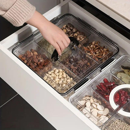 Portable Household Kitchen Refrigerator Storage Box Food Organizer Fresh Keeper