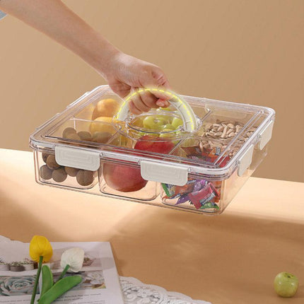 Portable Household Kitchen Refrigerator Storage Box Food Organizer Fresh Keeper