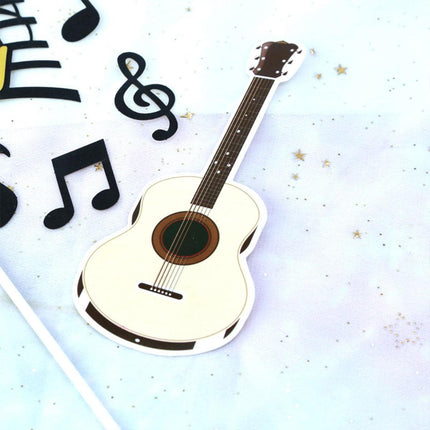 Music Notes Violin Cake Decoration Materials Birthday Cake Topper Inserts