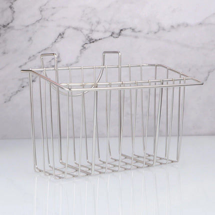 Stainless Steel Kitchen Sponge Holder Soap Brush Sink Caddy Drainer Rack Storage