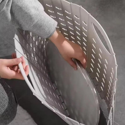 Portable Folding Laundry Basket Storage Basket for Clothes Toy Organizing Bucket