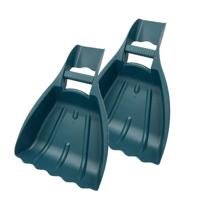 Outdoor Garden Rake Leaf Clipper Portable Yard Tool for Leaf Clearing Cleanup