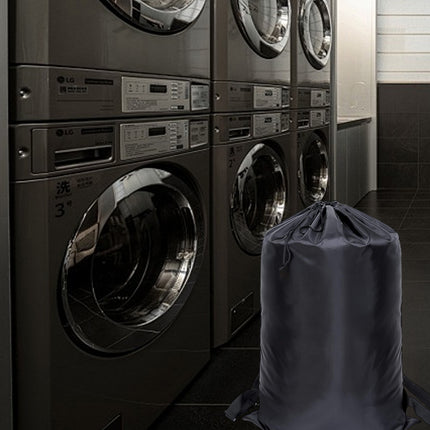 Backpack Laundry Bag Polyester Drawstring Storage Bag for Students Travel