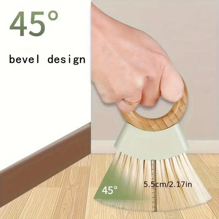 Mini Small Broom Dustpan Set Compact Desktop Cleaning Tool for Home Office