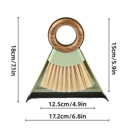Mini Small Broom Dustpan Set Compact Desktop Cleaning Tool for Home Office