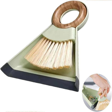 Mini Small Broom Dustpan Set Compact Desktop Cleaning Tool for Home Office