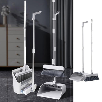 3 in1 Broom Set for Winnowing Brushing Handheld Cleaning Tool Home Kitchen Floor