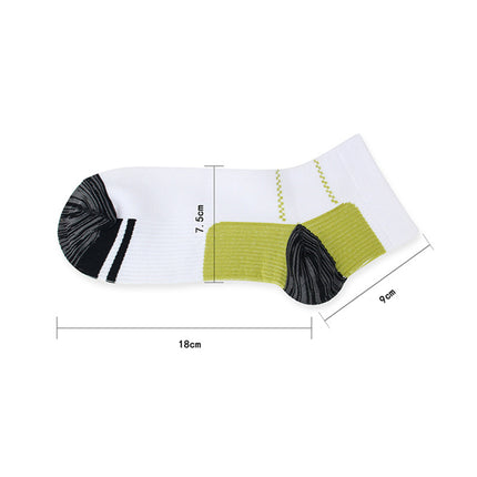 1 Pair Ankle Compression Socks Foot Support Sleeves S M Size Unisex