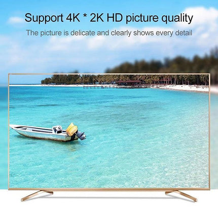 Premium HDMI 1In 2 Out 1080P 4K HDCP Stripper Splitter Power Signal Amplifier - Aimall