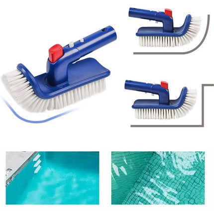 180Degree Rotating Pool Cleaning Brush Heavy Duty Swimming Pool Step Scrub Brush