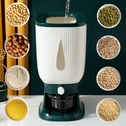 10kg Rice Storage Bucket Household Metering Rice Container Large Capacity