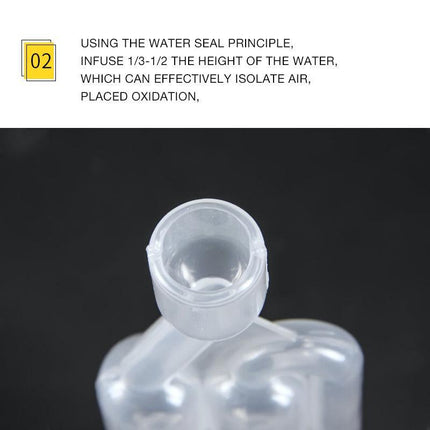 2Pcs Fermenter Airlock S Bubble Type Air Lock With Grommet Home Brew Beer Wine - Aimall