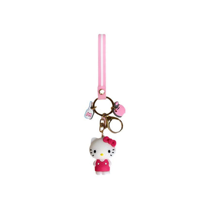 Cute Keychain Cartoon Animation Keyring Melody Kuromi Purin Pendant Accessories AU - Aimall