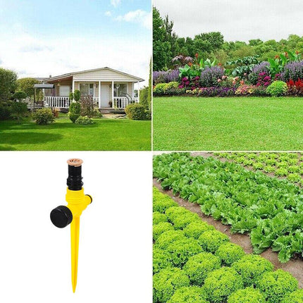 Garden Lawn Sprinkler Auto Irrigation System Adjustable 360 Degree Rotation Tool