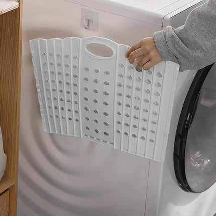 Portable Folding Laundry Basket Storage Basket for Clothes Toy Organizing Bucket