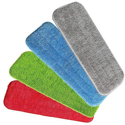 Replacement Microfiber Flat Mop Head Refill Floor Cleaning Pads Absorbent Cloths - Aimall