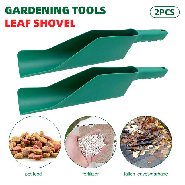 2pcs Gardening Tools Leaf Spatula Plastic Shovel Lightweight Durable For Garden