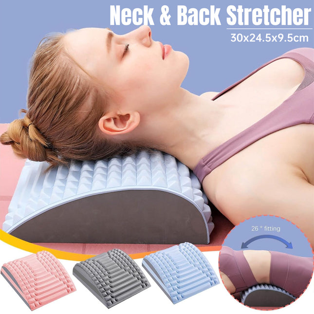 Ergonomic Neck and Back Support Stretcher for Relaxation and Posture